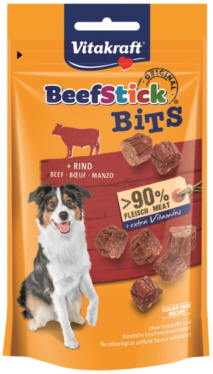 BEEF STICK BITS 40g wołowina d/psa