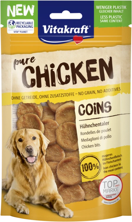 CHICKEN COINS 80g kurczak przysmak dla psa