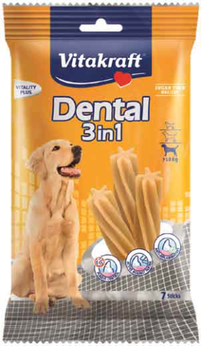 DENTAL 3w1 medium 180g 7szt