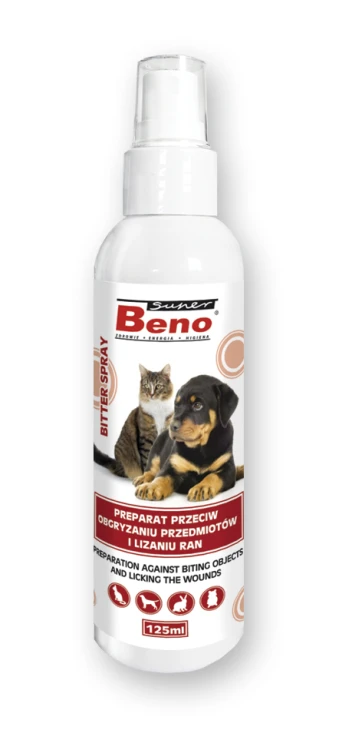 Preparat przeciw obgryzaniu przedmiotów i lizaniu ran 125 ml