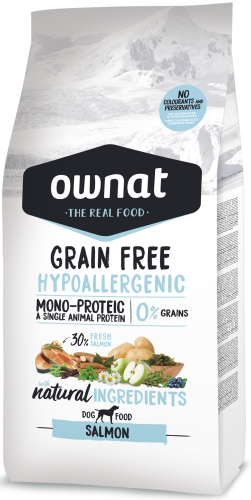 Ownat Hypo Dog Monoproteinowe Bezzbożowe Danie ze Świeżego Łososia 3 kg