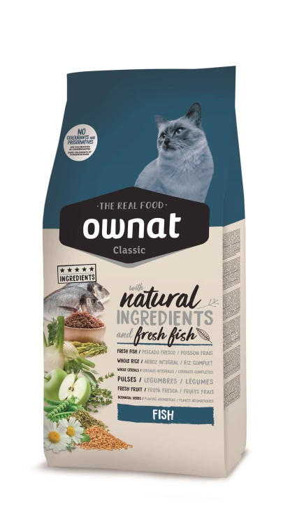 Ownat Classic Cat Adult Karma Bogata w Świeżą Rybę 1.5 kg