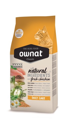 Ownat Classic Cat Daily Care Karma Codzienna Bogata w Świeżego Kurczaka 1.5 kg